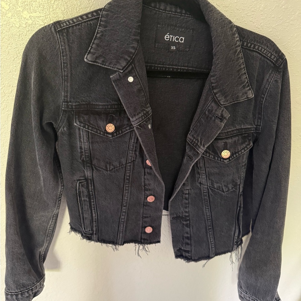 Women's Black Jean Jacket